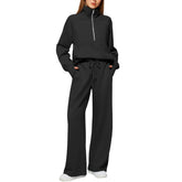 Conjunto de sudadera y pantalón deportivo extragrande de dos piezas